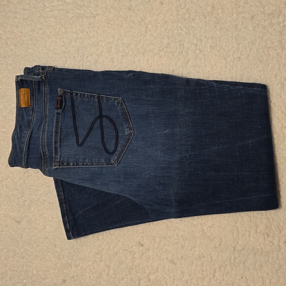 Seven7 Dark Blue Women's Skinny Jeans